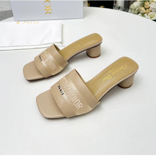 Cheap Christian Dior Slippers For Women #1213241 Replica Wholesale [$82.00 USD] [ITEM#1213241] on Replica Christian Dior Slippers