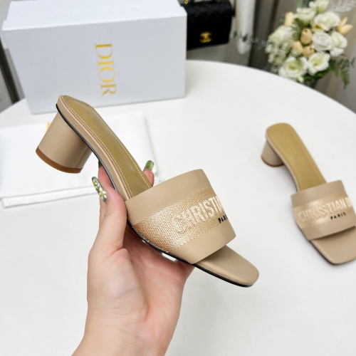 Cheap Christian Dior Slippers For Women #1213241 Replica Wholesale [$82.00 USD] [ITEM#1213241] on Replica Christian Dior Slippers