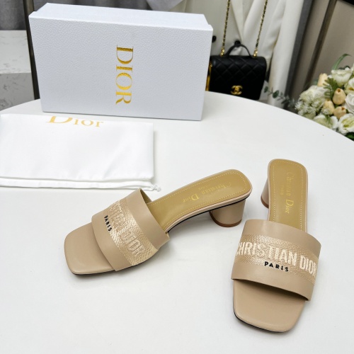 Cheap Christian Dior Slippers For Women #1213241 Replica Wholesale [$82.00 USD] [ITEM#1213241] on Replica Christian Dior Slippers