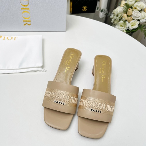 Cheap Christian Dior Slippers For Women #1213241 Replica Wholesale [$82.00 USD] [ITEM#1213241] on Replica Christian Dior Slippers