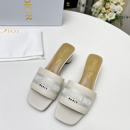 Cheap Christian Dior Slippers For Women #1213242 Replica Wholesale [$82.00 USD] [ITEM#1213242] on Replica Christian Dior Slippers