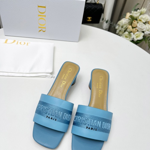 Cheap Christian Dior Slippers For Women #1213244 Replica Wholesale [$82.00 USD] [ITEM#1213244] on Replica Christian Dior Slippers