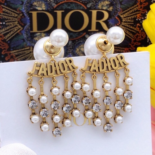 Cheap Christian Dior Earrings For Women #1213253 Replica Wholesale [$27.00 USD] [ITEM#1213253] on Replica Christian Dior Earrings