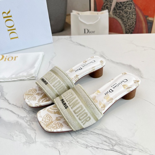 Cheap Christian Dior Slippers For Women #1213260 Replica Wholesale [$85.00 USD] [ITEM#1213260] on Replica Christian Dior Slippers