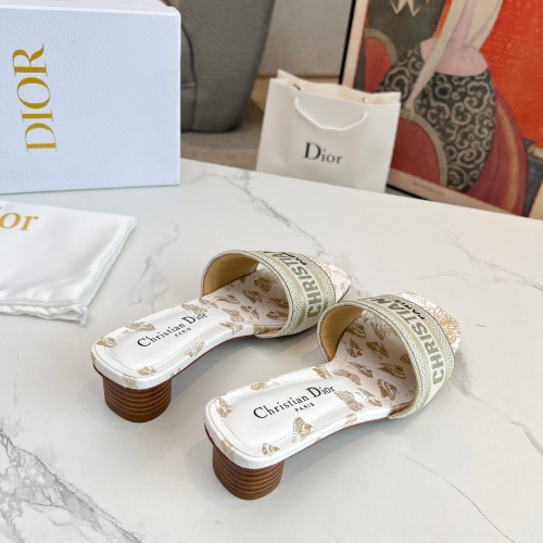 Cheap Christian Dior Slippers For Women #1213260 Replica Wholesale [$85.00 USD] [ITEM#1213260] on Replica Christian Dior Slippers