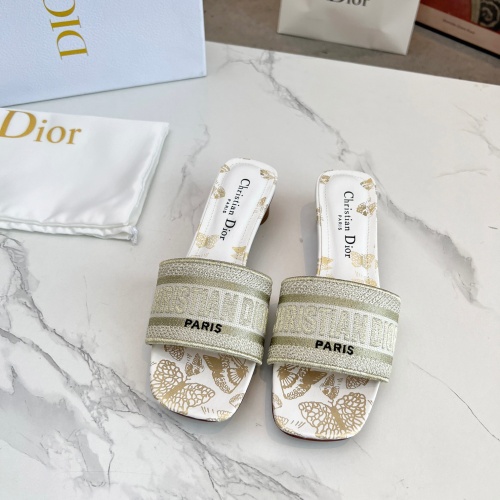 Cheap Christian Dior Slippers For Women #1213260 Replica Wholesale [$85.00 USD] [ITEM#1213260] on Replica Christian Dior Slippers