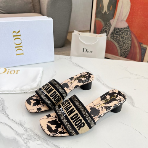 Cheap Christian Dior Slippers For Women #1213263 Replica Wholesale [$85.00 USD] [ITEM#1213263] on Replica Christian Dior Slippers