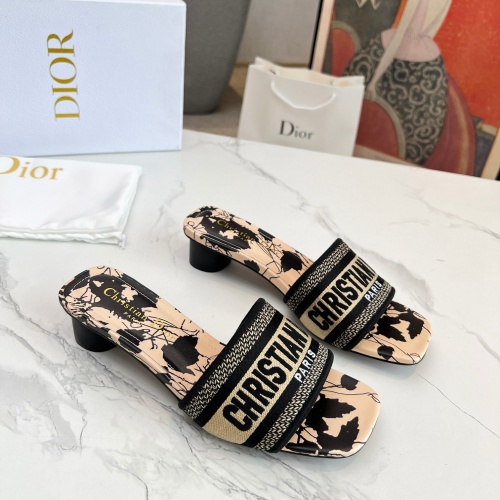 Cheap Christian Dior Slippers For Women #1213263 Replica Wholesale [$85.00 USD] [ITEM#1213263] on Replica Christian Dior Slippers