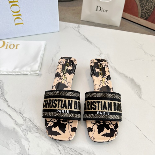 Cheap Christian Dior Slippers For Women #1213263 Replica Wholesale [$85.00 USD] [ITEM#1213263] on Replica Christian Dior Slippers