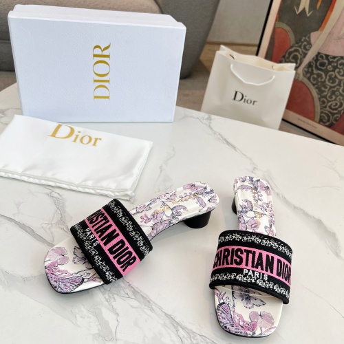 Cheap Christian Dior Slippers For Women #1213264 Replica Wholesale [$85.00 USD] [ITEM#1213264] on Replica Christian Dior Slippers