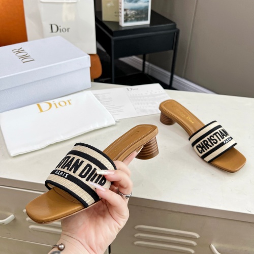 Cheap Christian Dior Slippers For Women #1213268 Replica Wholesale [$85.00 USD] [ITEM#1213268] on Replica Christian Dior Slippers