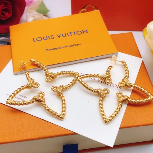 Cheap Louis Vuitton Earrings For Women #1213304 Replica Wholesale [$34.00 USD] [ITEM#1213304] on Replica Louis Vuitton Earrings