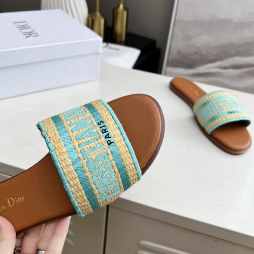 Cheap Christian Dior Slippers For Women #1213318 Replica Wholesale [$76.00 USD] [ITEM#1213318] on Replica Christian Dior Slippers