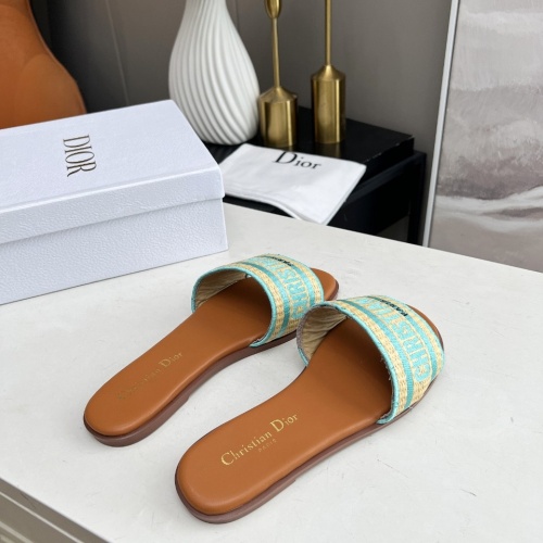 Cheap Christian Dior Slippers For Women #1213318 Replica Wholesale [$76.00 USD] [ITEM#1213318] on Replica Christian Dior Slippers