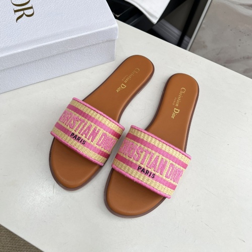 Cheap Christian Dior Slippers For Women #1213319 Replica Wholesale [$76.00 USD] [ITEM#1213319] on Replica Christian Dior Slippers