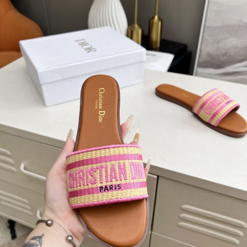 Cheap Christian Dior Slippers For Women #1213319 Replica Wholesale [$76.00 USD] [ITEM#1213319] on Replica Christian Dior Slippers