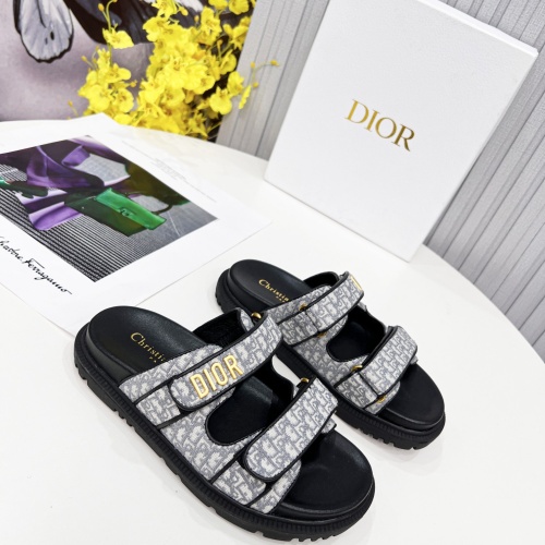 Cheap Christian Dior Slippers For Women #1213327 Replica Wholesale [$92.00 USD] [ITEM#1213327] on Replica Christian Dior Slippers