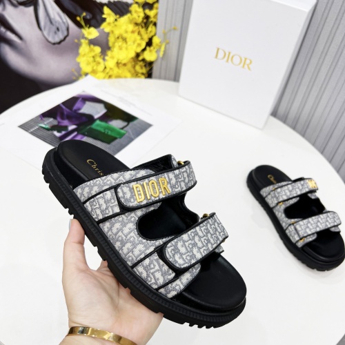 Cheap Christian Dior Slippers For Women #1213327 Replica Wholesale [$92.00 USD] [ITEM#1213327] on Replica Christian Dior Slippers