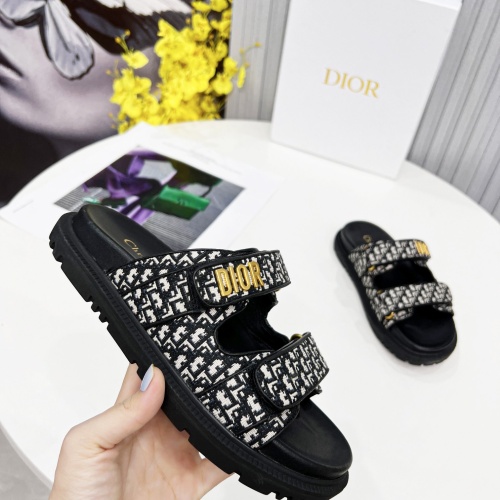 Cheap Christian Dior Slippers For Women #1213328 Replica Wholesale [$92.00 USD] [ITEM#1213328] on Replica Christian Dior Slippers