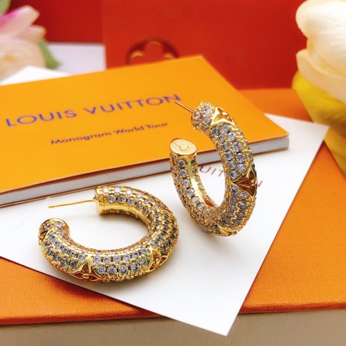 Cheap Louis Vuitton Earrings For Women #1213345 Replica Wholesale [$36.00 USD] [ITEM#1213345] on Replica Louis Vuitton Earrings