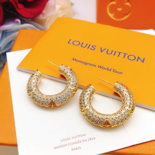 Cheap Louis Vuitton Earrings For Women #1213345 Replica Wholesale [$36.00 USD] [ITEM#1213345] on Replica Louis Vuitton Earrings