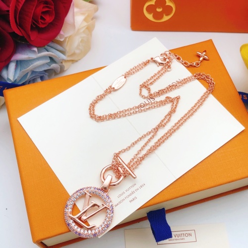 Cheap Louis Vuitton Necklaces #1213353 Replica Wholesale [$34.00 USD] [ITEM#1213353] on Replica Louis Vuitton Necklaces