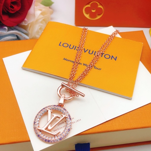 Cheap Louis Vuitton Necklaces #1213353 Replica Wholesale [$34.00 USD] [ITEM#1213353] on Replica Louis Vuitton Necklaces