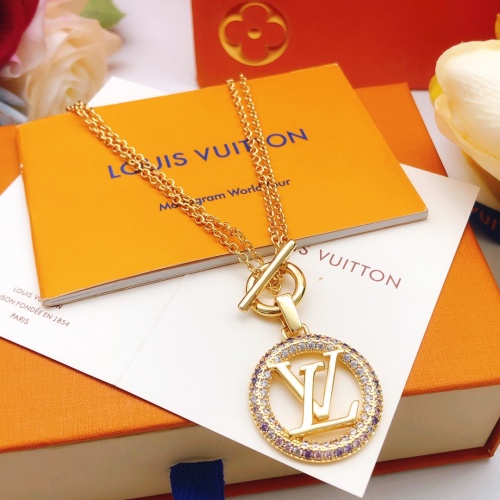 Cheap Louis Vuitton Necklaces #1213360 Replica Wholesale [$34.00 USD] [ITEM#1213360] on Replica Louis Vuitton Necklaces