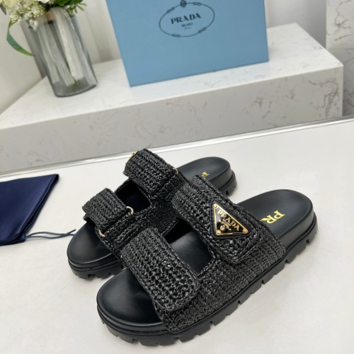 Cheap Prada Slippers For Women #1213740 Replica Wholesale [$100.00 USD] [ITEM#1213740] on Replica Prada Slippers