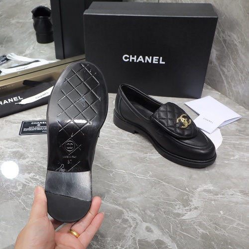 Cheap Chanel Leather Shoes For Women #1213800 Replica Wholesale [$112.00 USD] [ITEM#1213800] on Replica Chanel Leather Shoes