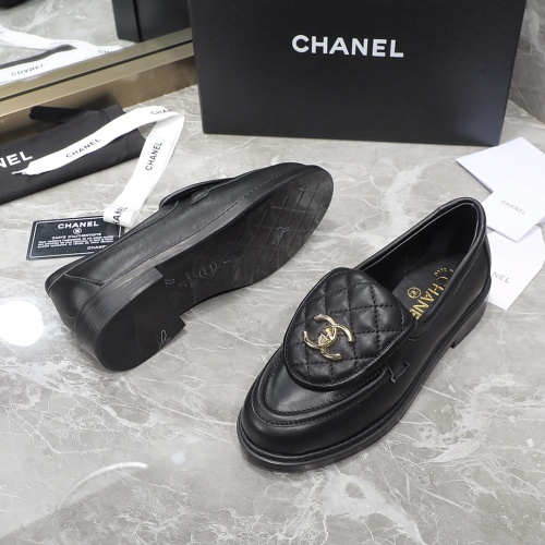 Cheap Chanel Leather Shoes For Women #1213800 Replica Wholesale [$112.00 USD] [ITEM#1213800] on Replica Chanel Leather Shoes