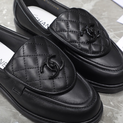 Cheap Chanel Leather Shoes For Women #1213804 Replica Wholesale [$112.00 USD] [ITEM#1213804] on Replica Chanel Leather Shoes