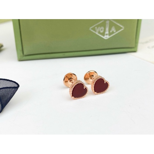 Cheap Van Cleef &amp; Arpels Earrings For Women #1213817 Replica Wholesale [$32.00 USD] [ITEM#1213817] on Replica Van Cleef &amp; Arpels Earrings