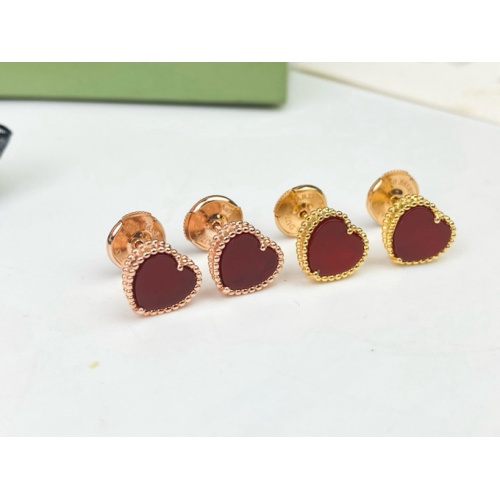 Cheap Van Cleef &amp; Arpels Earrings For Women #1213817 Replica Wholesale [$32.00 USD] [ITEM#1213817] on Replica Van Cleef &amp; Arpels Earrings