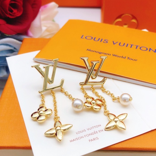 Cheap Louis Vuitton Earrings For Women #1213827 Replica Wholesale [$29.00 USD] [ITEM#1213827] on Replica Louis Vuitton Earrings