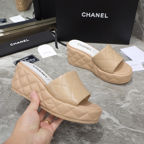 Cheap Chanel Slippers For Women #1213880 Replica Wholesale [$96.00 USD] [ITEM#1213880] on Replica Chanel Slippers