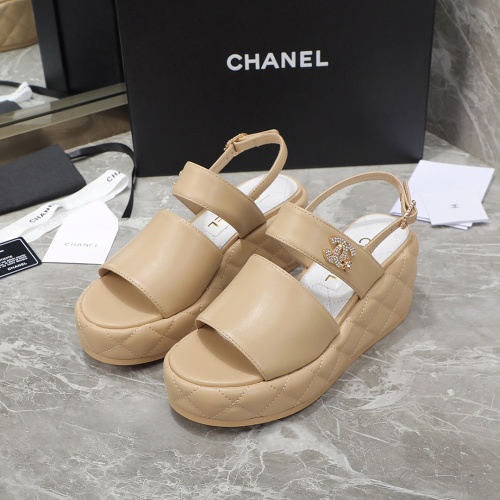 Cheap Chanel Sandal For Women #1213884 Replica Wholesale [$96.00 USD] [ITEM#1213884] on Replica Chanel Sandal