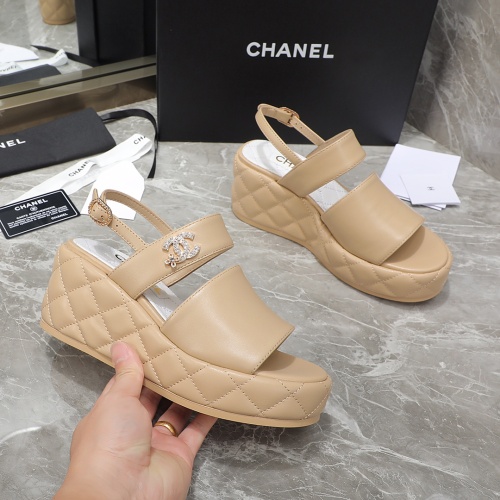 Cheap Chanel Sandal For Women #1213884 Replica Wholesale [$96.00 USD] [ITEM#1213884] on Replica Chanel Sandal