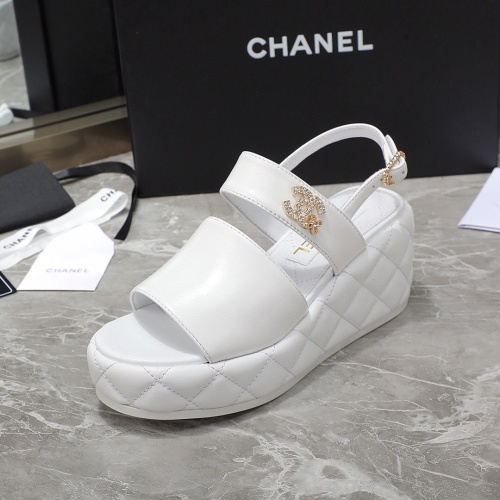 Cheap Chanel Sandal For Women #1213886 Replica Wholesale [$96.00 USD] [ITEM#1213886] on Replica Chanel Sandal