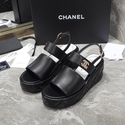 Cheap Chanel Sandal For Women #1213887 Replica Wholesale [$96.00 USD] [ITEM#1213887] on Replica Chanel Sandal