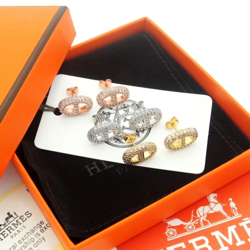 Cheap Hermes Earrings For Women #1213890 Replica Wholesale [$25.00 USD] [ITEM#1213890] on Replica Hermes Earrings