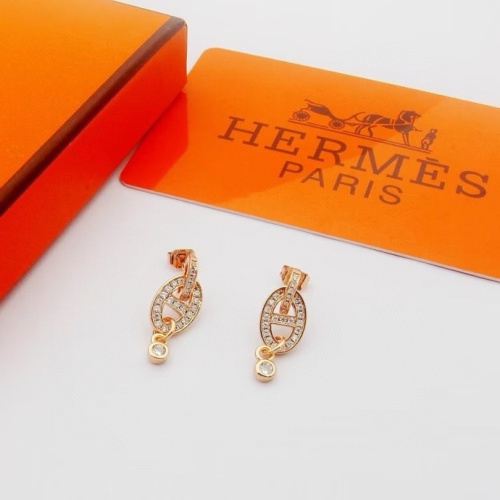 Cheap Hermes Earrings For Women #1213892 Replica Wholesale [$25.00 USD] [ITEM#1213892] on Replica Hermes Earrings