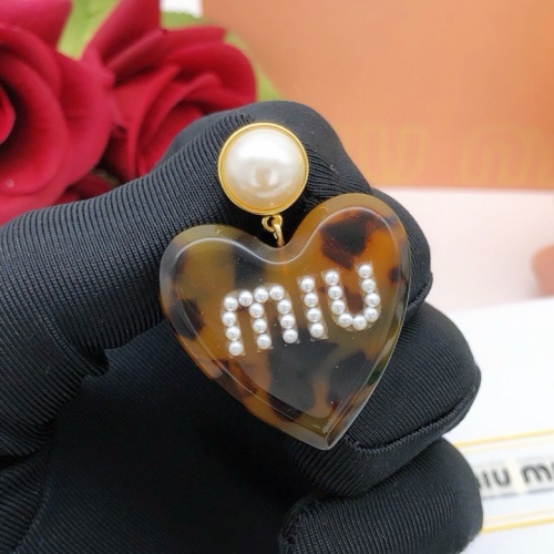 Cheap MIU MIU Earrings For Women #1213932 Replica Wholesale [$29.00 USD] [ITEM#1213932] on Replica MIU MIU Earrings