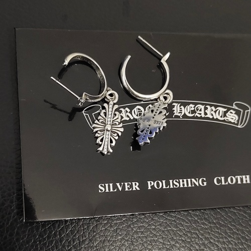 Cheap Chrome Hearts Earrings For Women #1213950 Replica Wholesale [$42.00 USD] [ITEM#1213950] on Replica Chrome Hearts Earrings