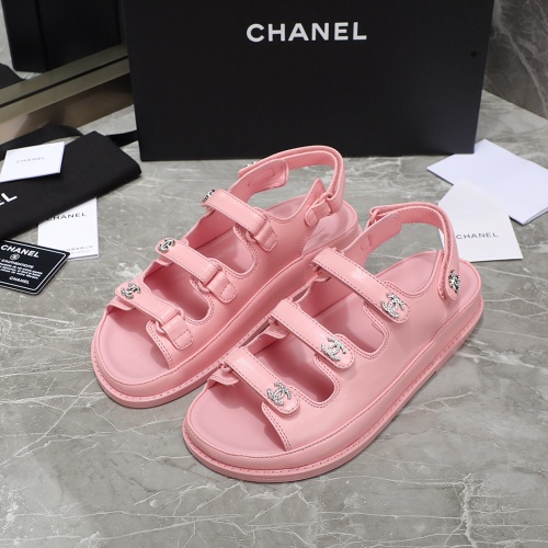 Cheap Chanel Sandal For Women #1214081 Replica Wholesale [$112.00 USD] [ITEM#1214081] on Replica Chanel Sandal