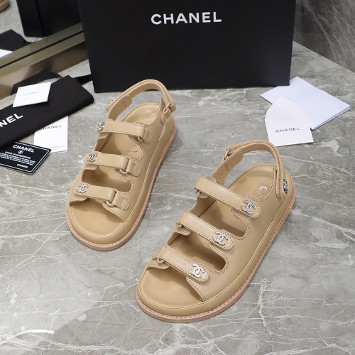 Cheap Chanel Sandal For Women #1214082 Replica Wholesale [$112.00 USD] [ITEM#1214082] on Replica Chanel Sandal