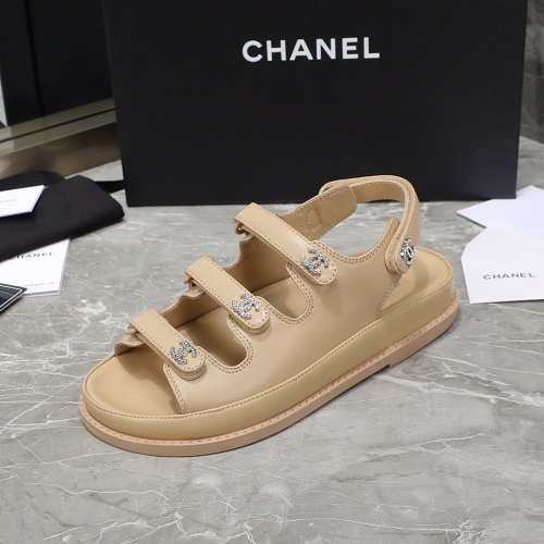 Cheap Chanel Sandal For Women #1214082 Replica Wholesale [$112.00 USD] [ITEM#1214082] on Replica Chanel Sandal