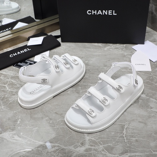 Cheap Chanel Sandal For Women #1214083 Replica Wholesale [$112.00 USD] [ITEM#1214083] on Replica Chanel Sandal