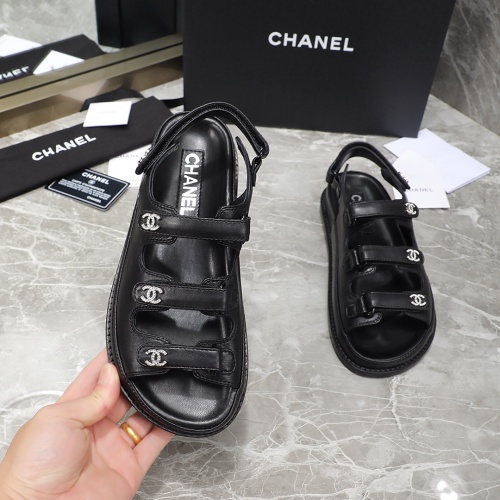 Cheap Chanel Sandal For Women #1214084 Replica Wholesale [$112.00 USD] [ITEM#1214084] on Replica Chanel Sandal