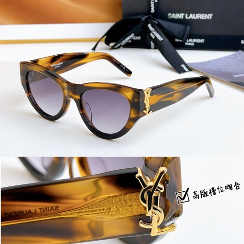 Cheap Yves Saint Laurent YSL AAA Quality Sunglasses #1214118 Replica Wholesale [$60.00 USD] [ITEM#1214118] on Replica Yves Saint Laurent YSL AAA Quality Sunglasses